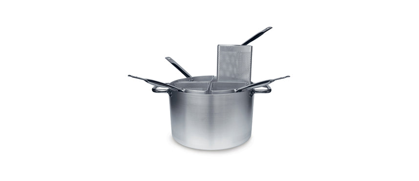 Cuocipasta 4 spicchi alluminio Ø cm 36 h 22