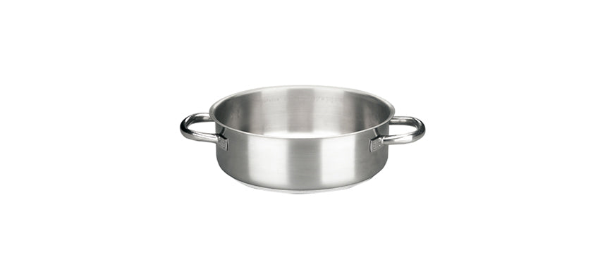Casseruola inox bassa 2 manici Ø cm 50 h 19 lt 37