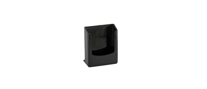 Portatovaglioli plastica nero cm 9,5 h 12,7
