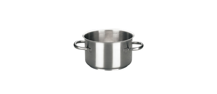 Casseruola inox alta 2 manici Ø cm 18 h 10,8 lt 2,7