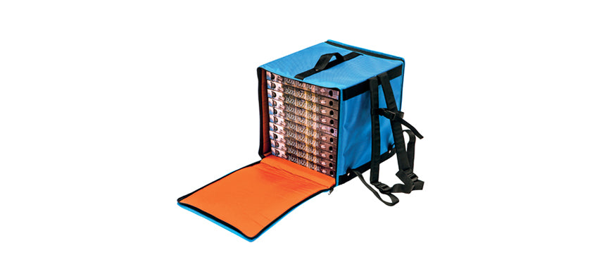 borsa termica cm 36x36 h 40 per trasporto max 10 cartoni pizza Ø cm 33
