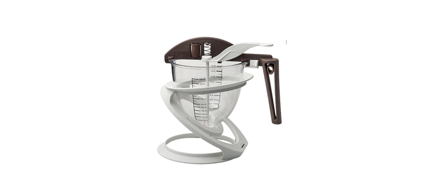 Imbuto dosatore policarbonato cl 80 con supporto e 3 bocchette resistente fino a 120 °c