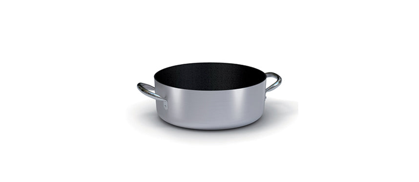 Silver casseruola bassa 2 manici 36 Ø cm 36 h 11,5 lt 11