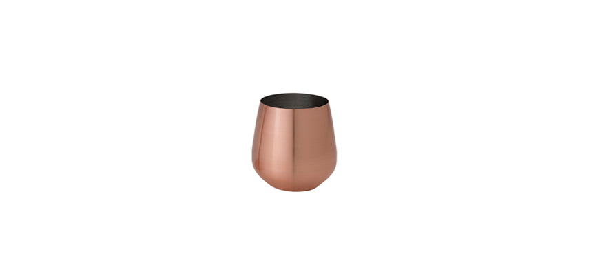 bicchiere Mercury rame spazzolato cl 54 h 9,9 Ø cm 7,8