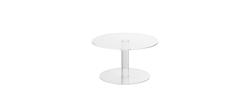 Alzata plexiglass Ø cm 19 h 10
