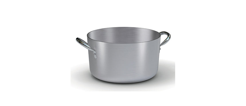 Alluminio casseruola media 2 manici 50 Ø cm 50 h 28 lt 53,5