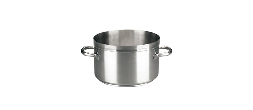 casseruola inox alta 2 manici Ø cm 32 h 19,5 lt 15,7