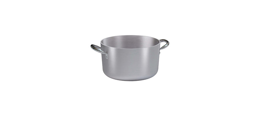 alluminio casseruola media ind 2 manici 20 h 11,5 lt 3,2 Ø cm 20 fondo Ø cm 14,5