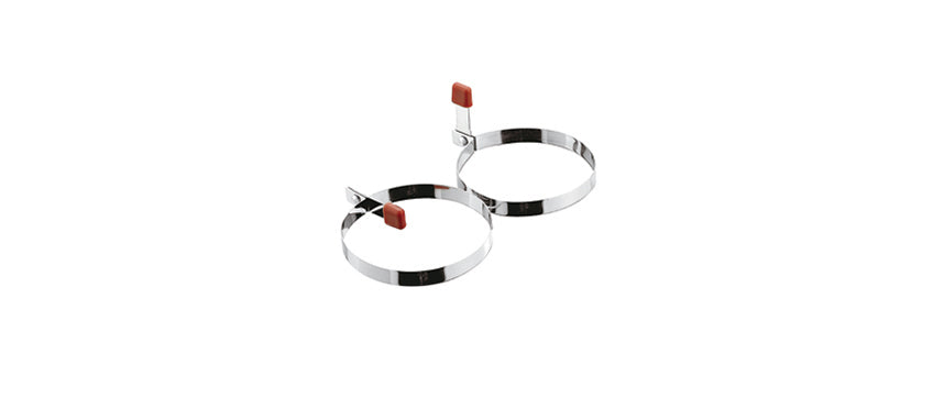 anello per uovo fritto set 2 pezzi Ø cm 8,5
