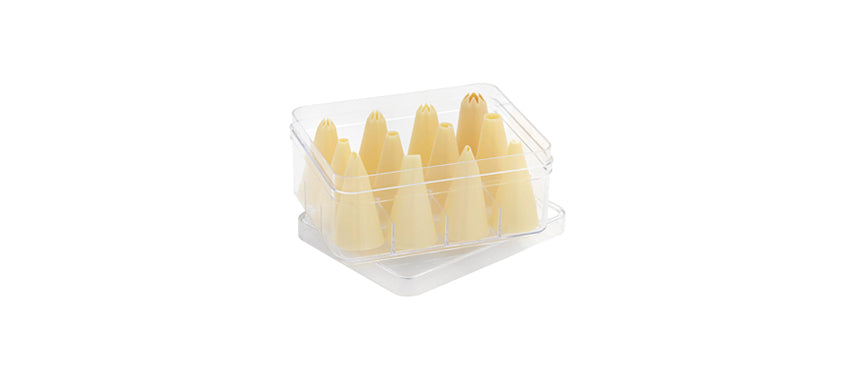 Scatola 12 bocchette plastica assortite