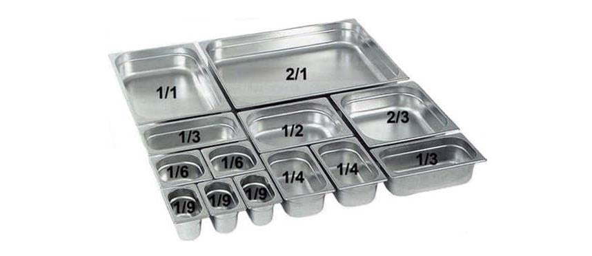 Vasca inox GN 2/3 cm 35,4x32,5 h 10 lt 9
