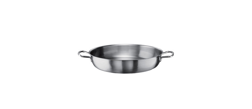 tegame tender inox 2 manici Ø cm 40 h 6