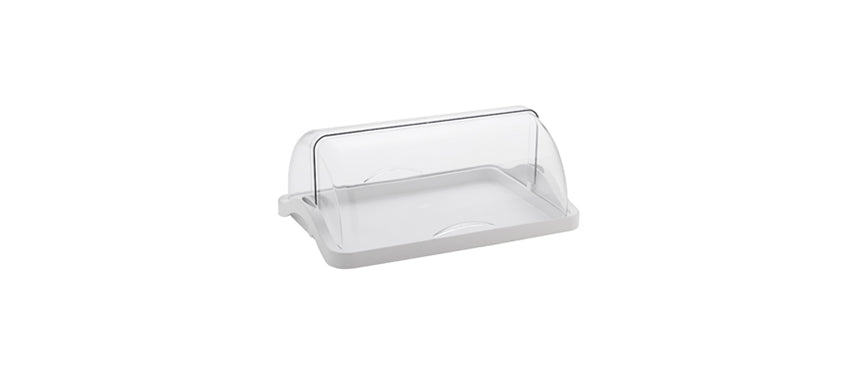 Vetrinetta espositore rettangolare singola bianco cm 44x30 h 21