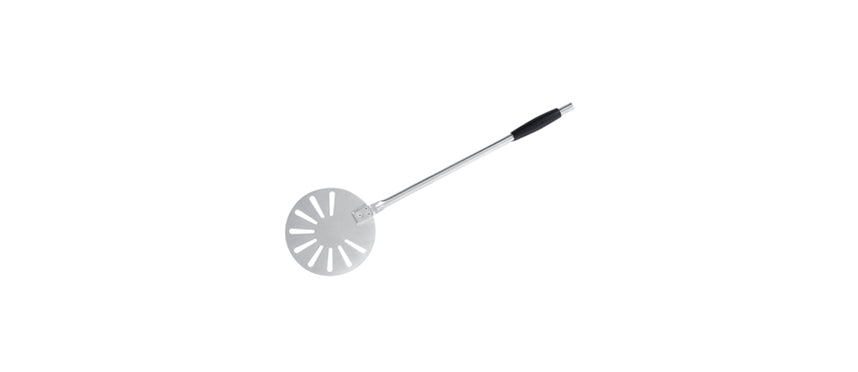 Palettino pizza inox tondo forato Ø cm 23 manico 180
