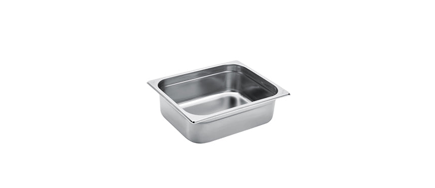 Vasca inox GN 1/2 cm 32,5x26,5 h 10 lt 6,5