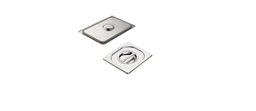 Coperchio con guarnizione per bacinella inox GN 1/6