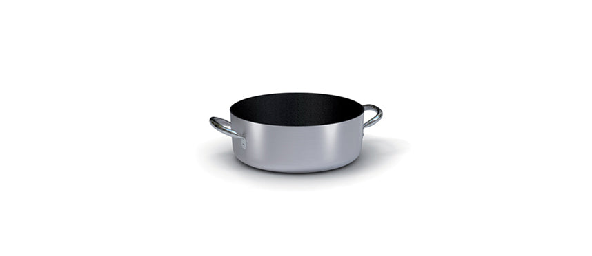 Silver casseruola bassa 2 manici 24 Ø cm 24 h 8,5 lt 3,6