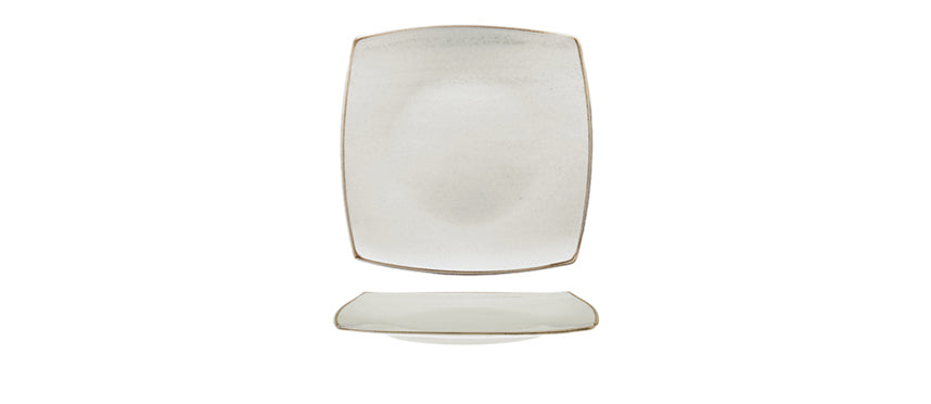 Piatto piano quadrato beige (31) cm 31X31