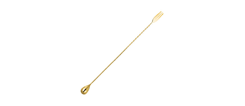 cucchiaio mescolatore oro cm 40