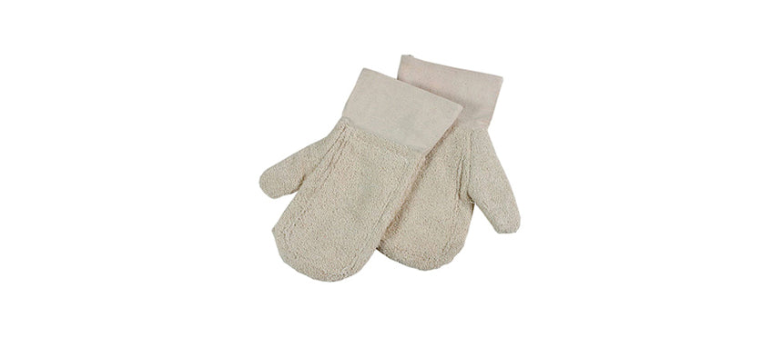 Guanto da forno bianco cotone cm 34
