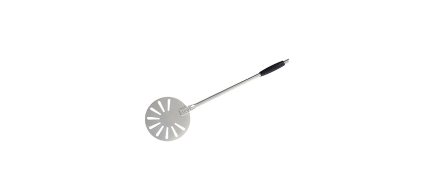 palettino pizza inox tondo forato Ø cm 20 manico 150