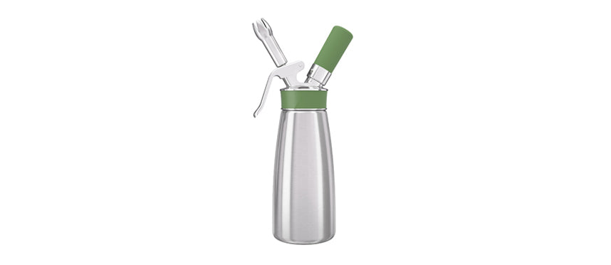 Sifone panna/spume eco Green inox lt 0,5