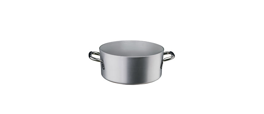 casseruola bassa 2 manici impilabile Tender Alu Ø cm 24 h 8 lt 3,3