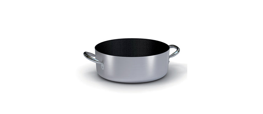 Silver casseruola bassa 2 manici 40 Ø cm 40 h 14 lt 16,6