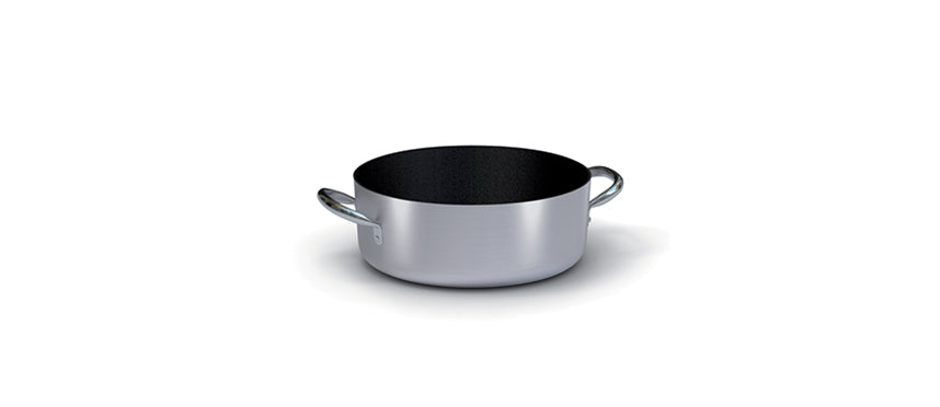 Silver casseruola bassa 2 manici 32 Ø cm 32 h 10,5 lt 8