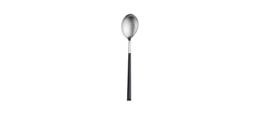 cucchiaio tavola Sushi Pro nero opaco finitura satinata acciaio inox 18/10 spessore 2,5 mm