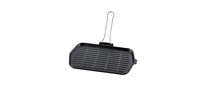 Bistecchiera con manico pieghevole Dietella cm 30x21
