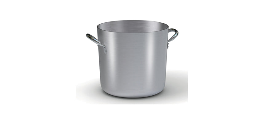 pentola alluminio 2 manici Ø cm 28 h 26 lt 16,5