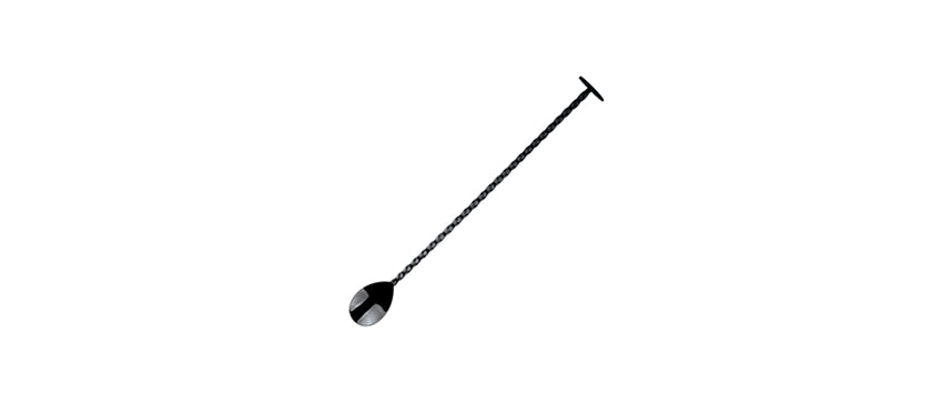 cucchiaio mescolatore nero cm 28