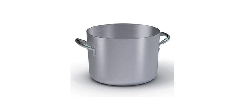 Alluminio casseruola alta 2 manici 45 Ø cm 45 h 28 lt 45,5