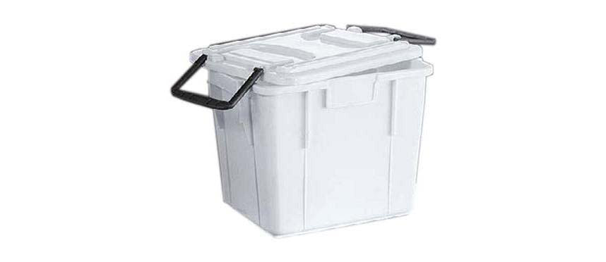 Cassetta con coperchio lt 20 cm 28x38 h 29,6