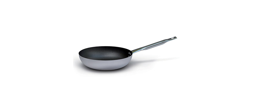 Padella Silver alta 45 con manico Ø cm 45 h 10