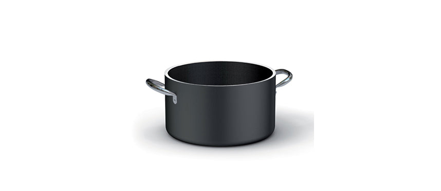 alluminio casseruola media antiaderente induzione 2 manici 24 h 13,5 lt 5,5 Ø cm 24 fondo Ø cm 18