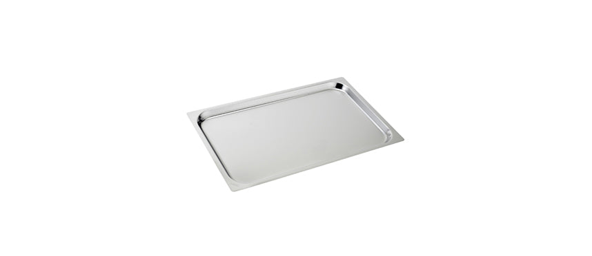 Teglia GN 1/1 cm 53x32,5 bordo piatto h 2 lt 2,5