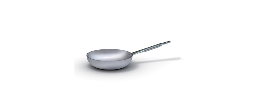 padella alluminio alta Ø cm 24 h 7