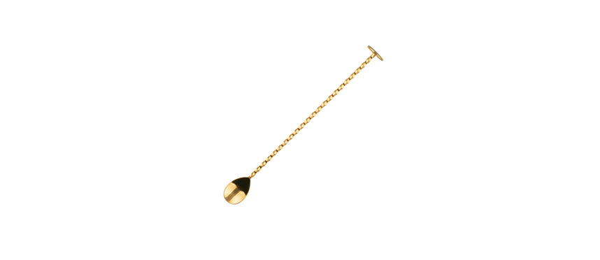 cucchiaio mescolatore oro cm 28