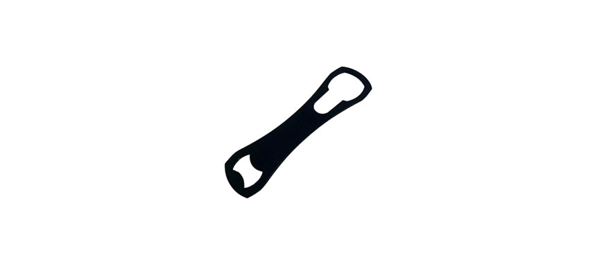 apribottiglie inox nero opaco