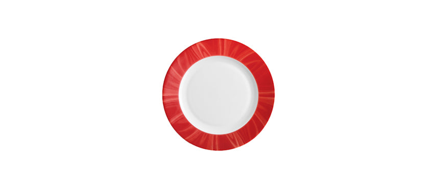 careware natura rosso piatto frutta Ø cm 19,5