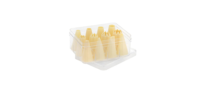 scatola 12 bocchette plastica assortite