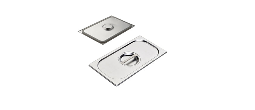 Coperchio con guarnizione per bacinella inox GN 1/3