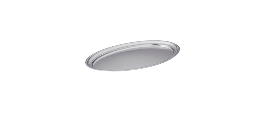 vassoio ovale inox cm 45x29