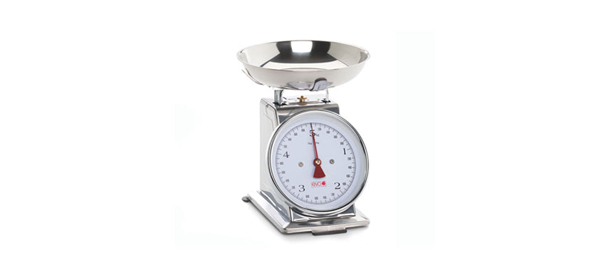 Bilancia cucina inox con piatto kg 5