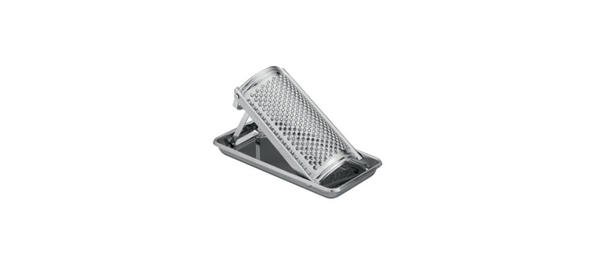 Grattugia INOX CON RACCOGLITORE cromata cm 20X10,5