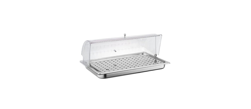 Vetrina elettrica riscaldata rettangolare cm 53x32,5 h 24