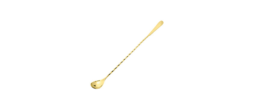 cucchiaio mescolatore Hoffman oro cm 30
