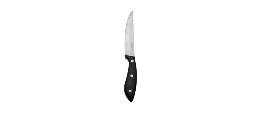 coltello bistecca lama rasoio manico rivettato